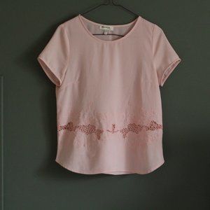 💮light pink floral top💮